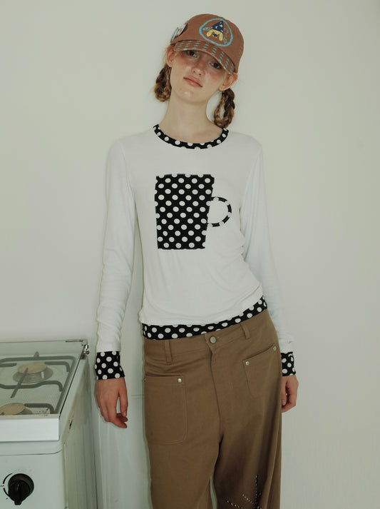 Polka Dot Mug T-shirt