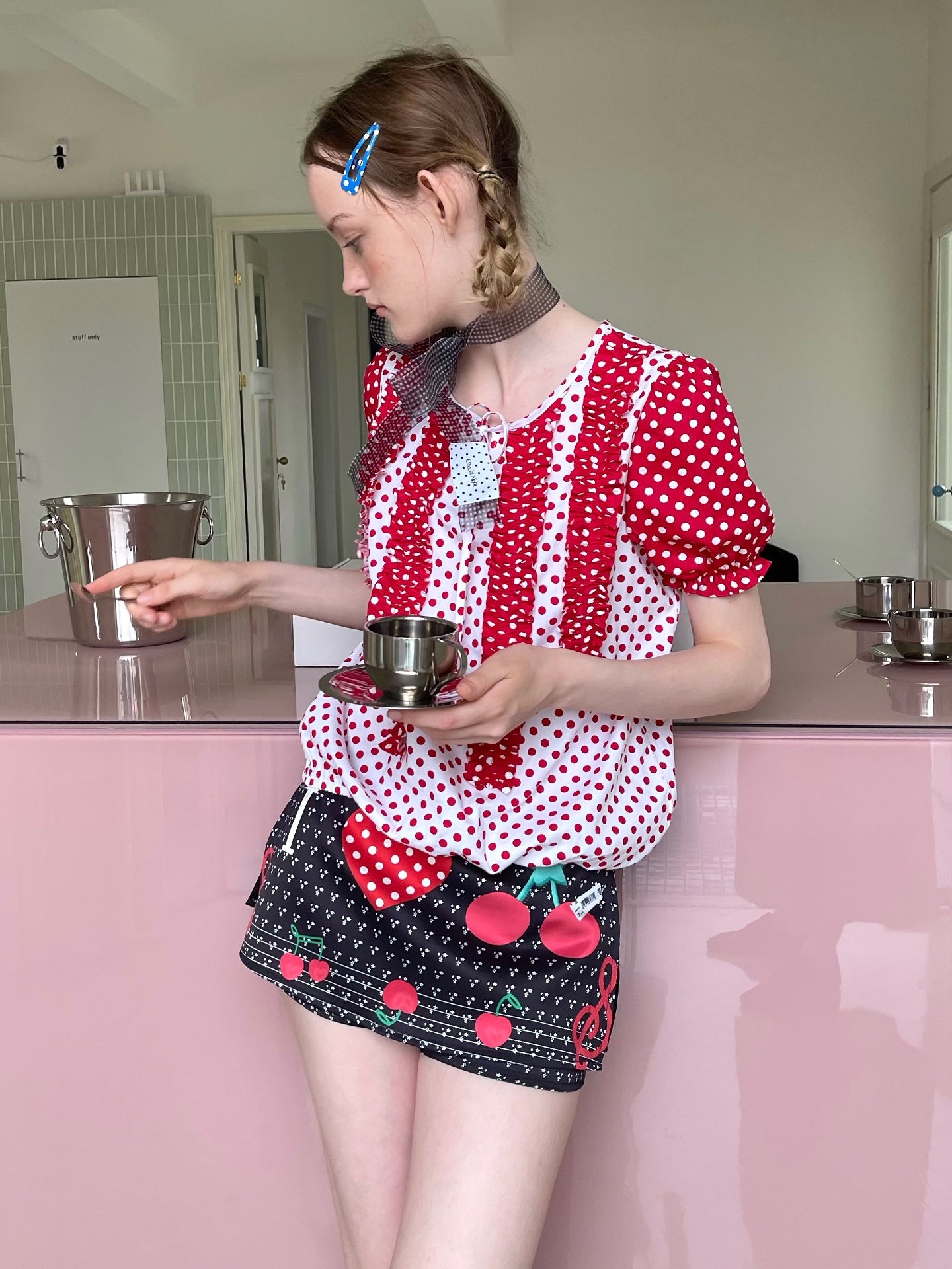 Apple Polka Dots Shirt