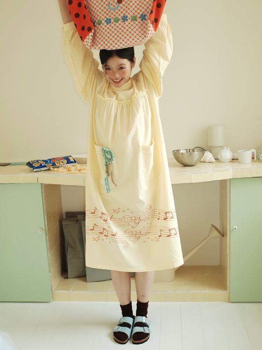 Lemon Cream Music Nightdress