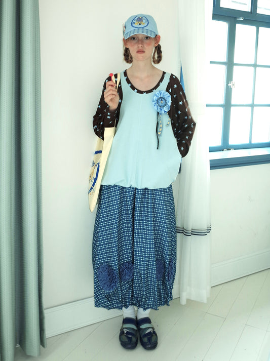 Mint Chocolate Patchwork T-shirt