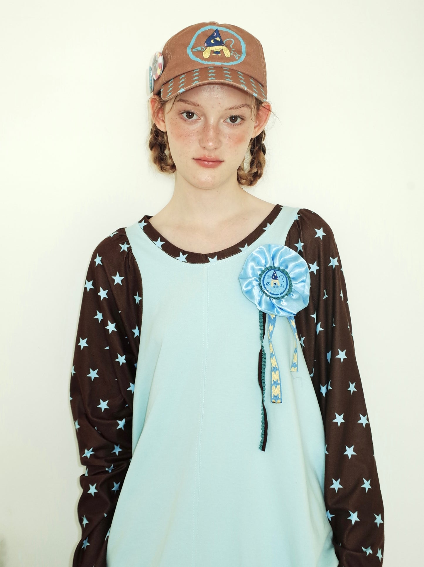 Mint Chocolate Patchwork T-shirt