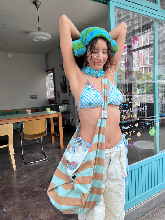 Blue Polka Dots Bikini