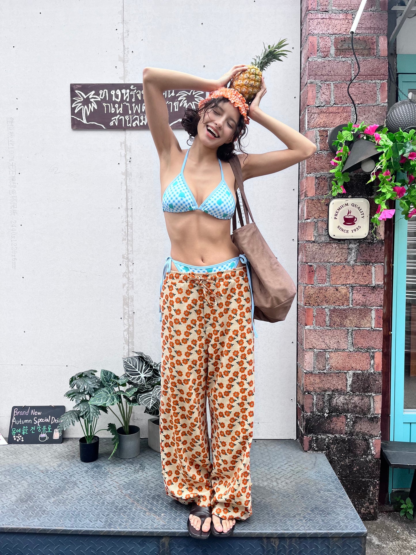 Blue Polka Dots Bikini
