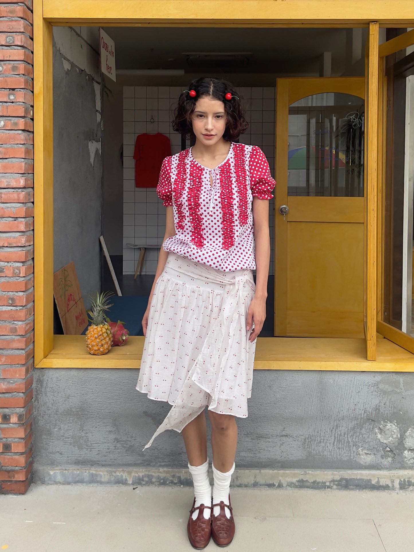 Apple Polka Dots Shirt