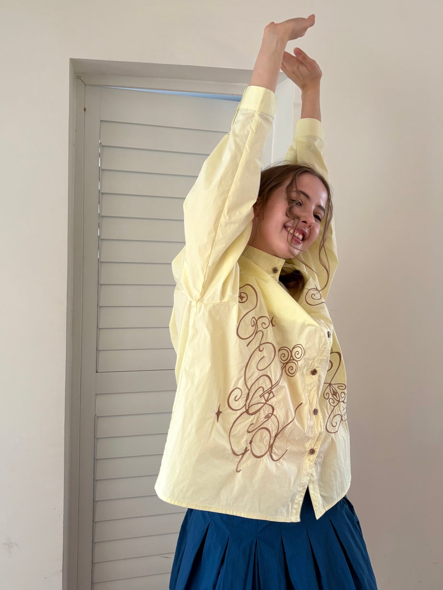 Lemonade Embroidery Shirt