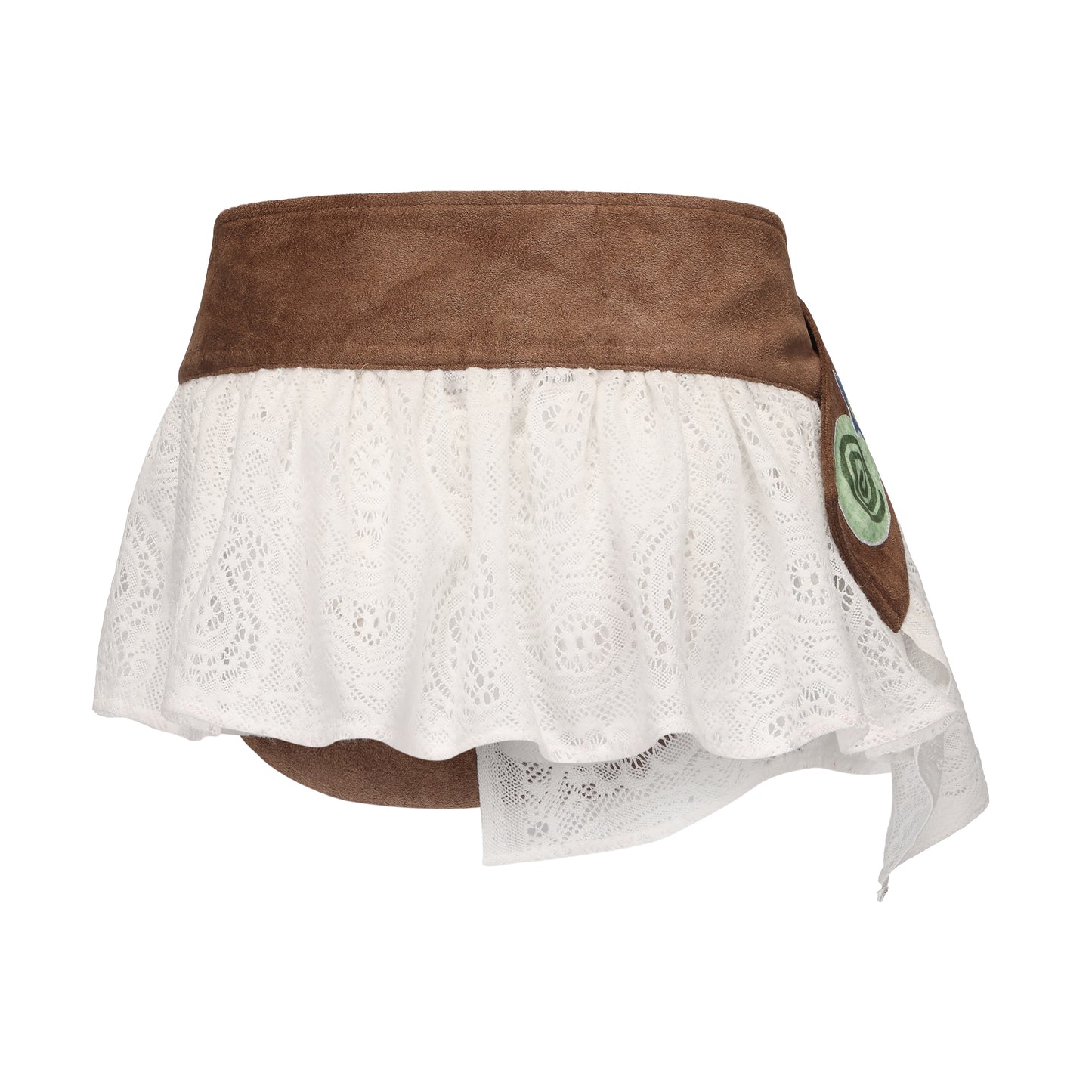 Chocolate Lace Patchwork Apron