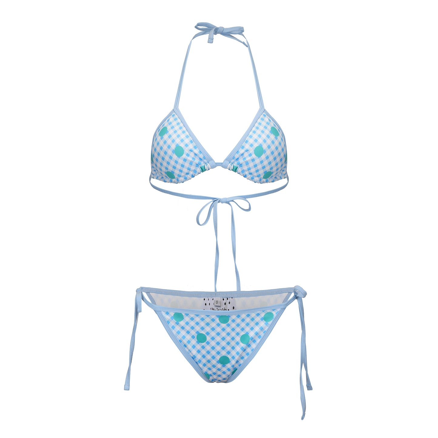 Blue Polka Dots Bikini