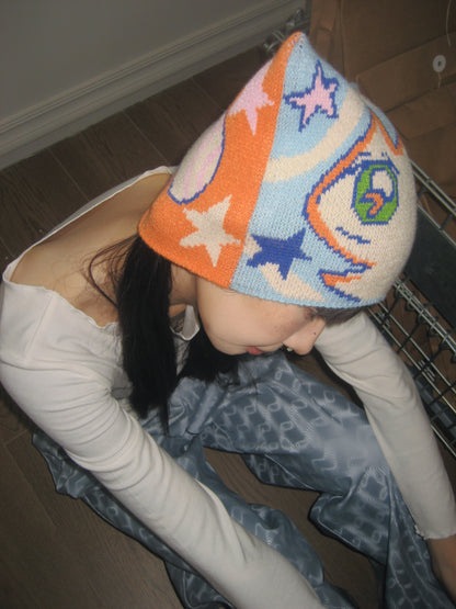 Oliwa × USN Cat-Ear Beanie Hat & Scarf Set