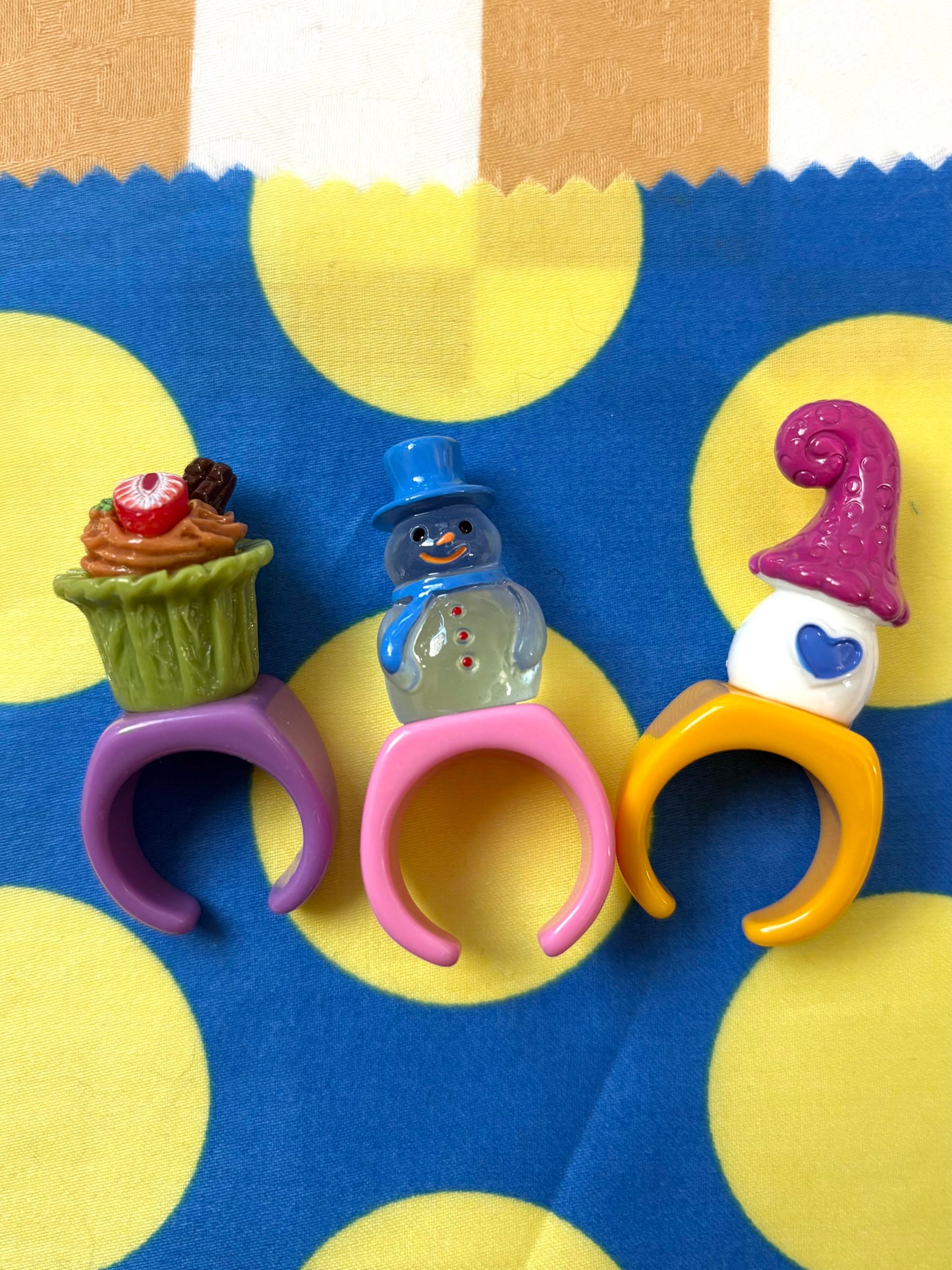 One Day Snowman 3 Rings Set