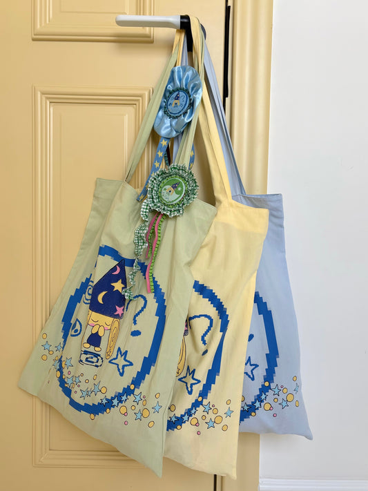 Taichi Dog Cotton Tote Bag