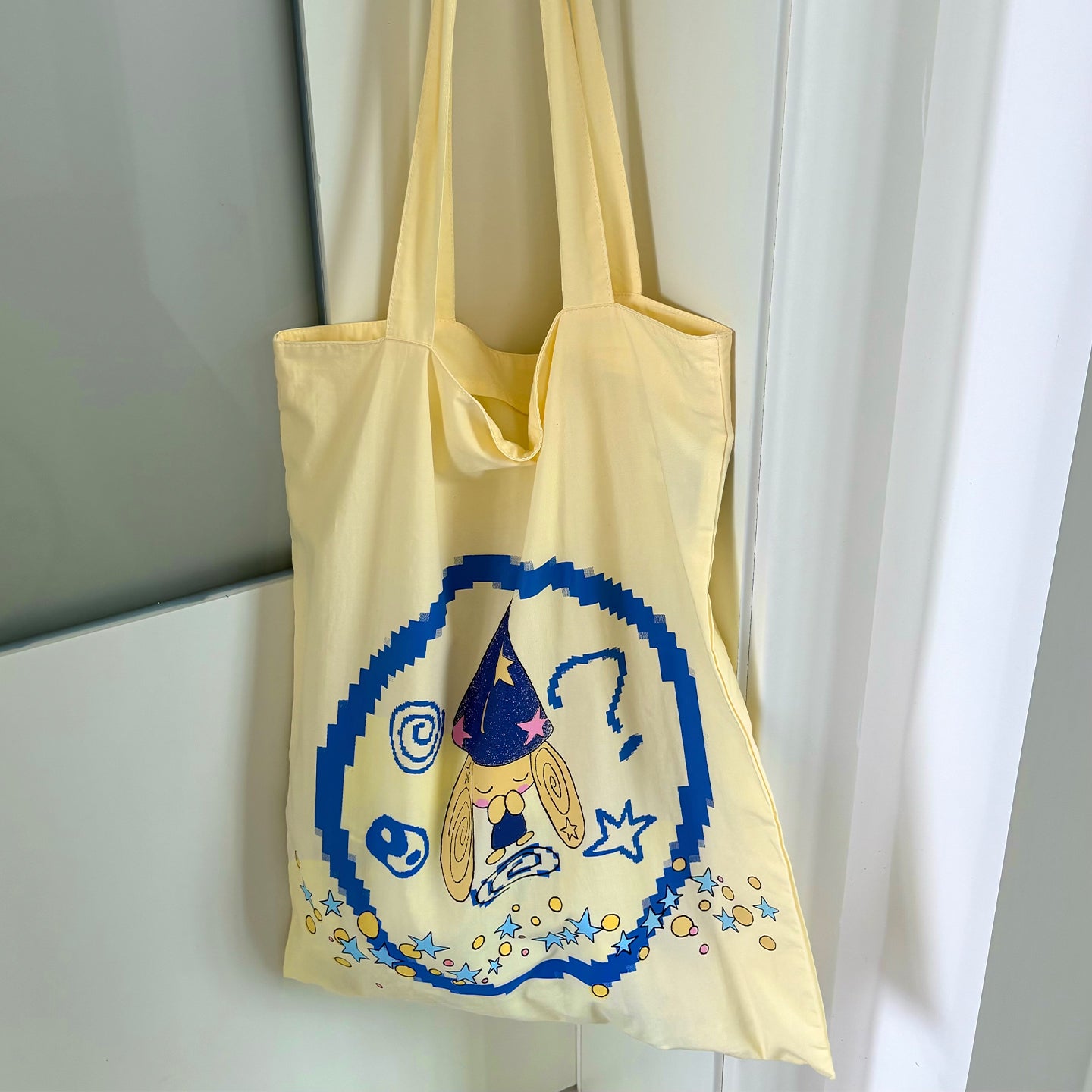 Taichi Dog Cotton Tote Bag