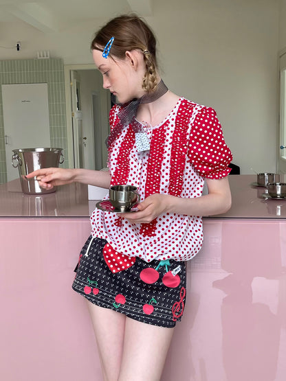 Apple Polka Dots Shirt