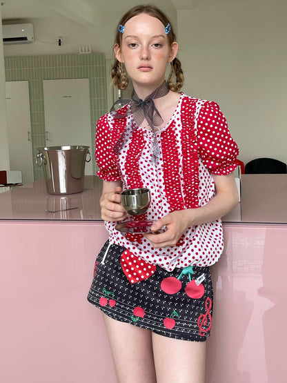 Black Cherry Music Skirt