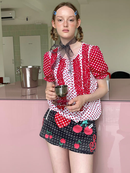 Black Cherry Music Skirt