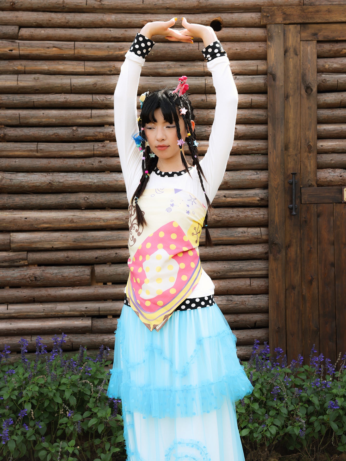 Bubble and Dream Square Scarf