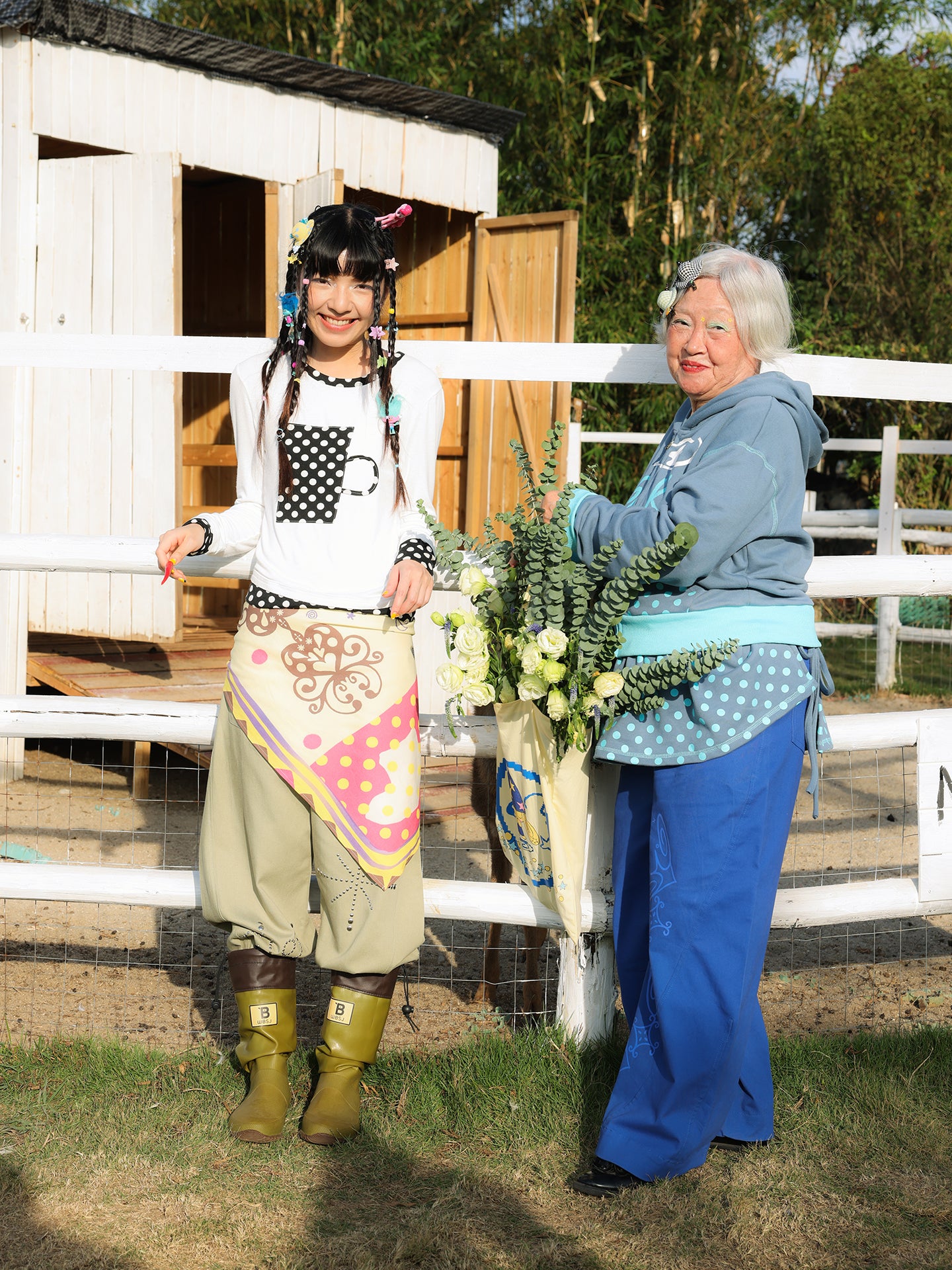 Bubble and Dream Square Scarf