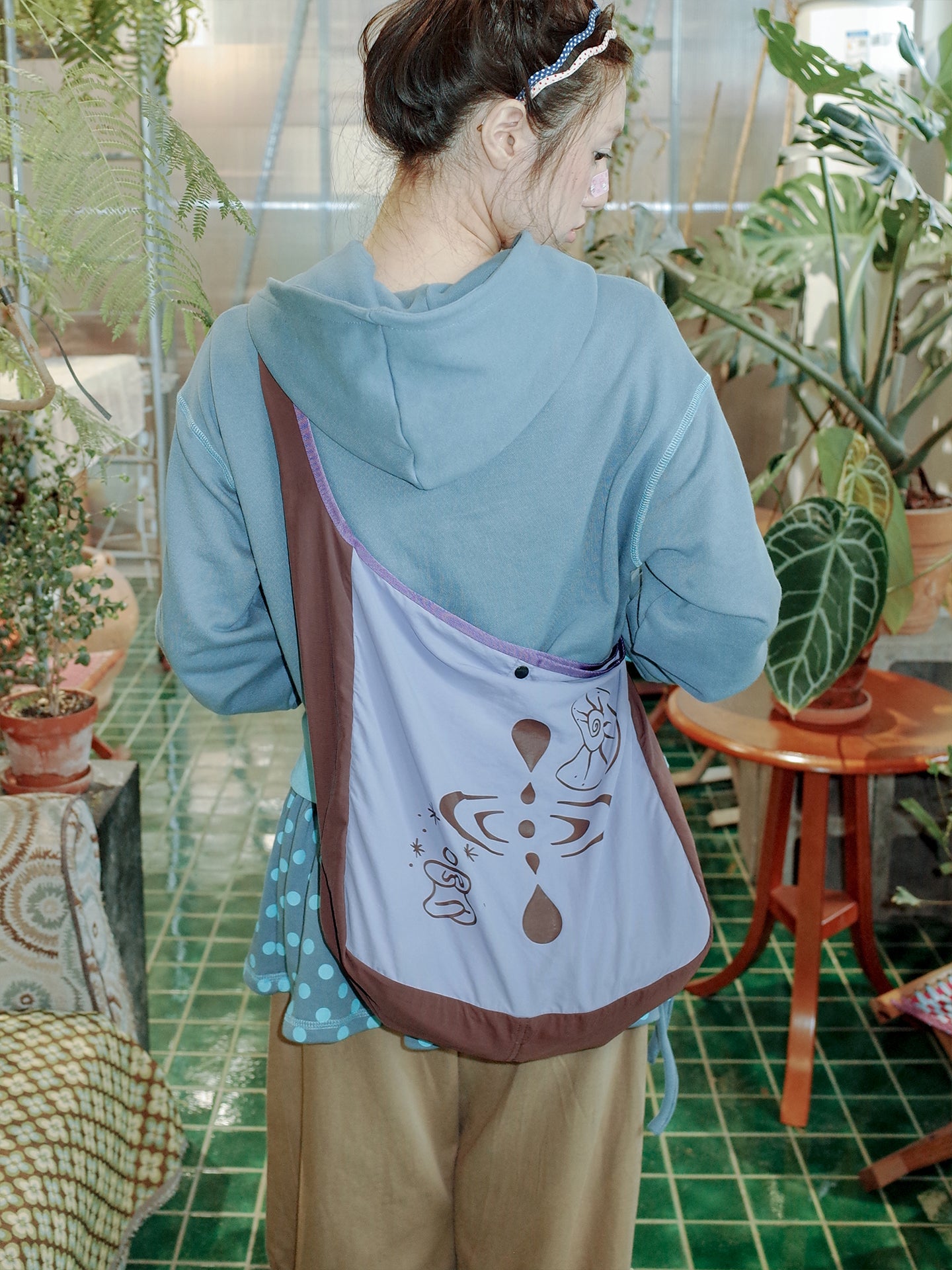 Windy "OK " Hoodie Jacket & Apron Skirt Set