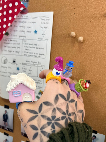 One Day Snowman 3 Rings Set