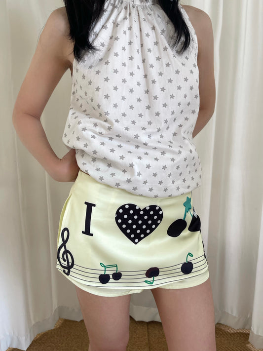 Stars Shining White Top