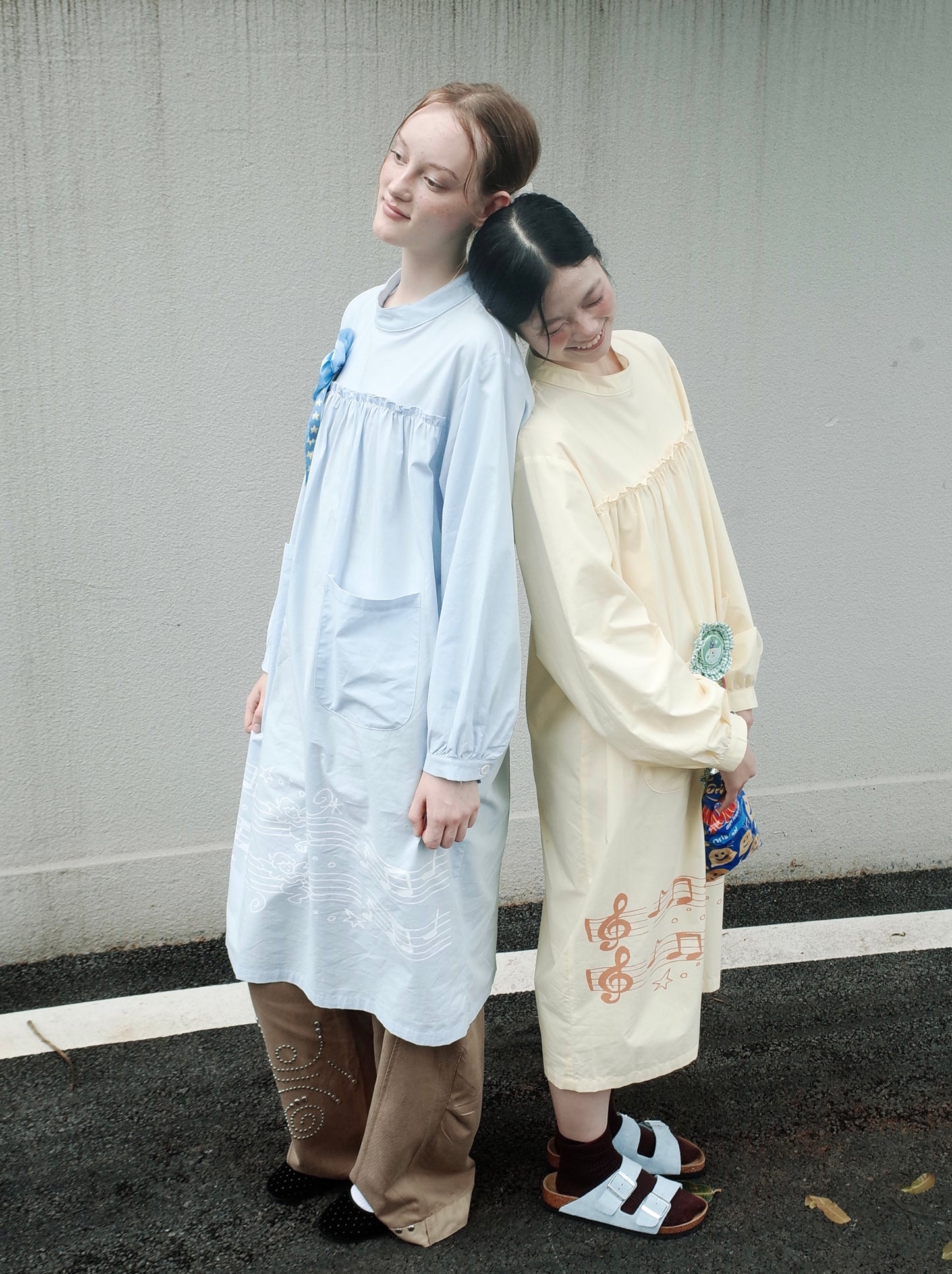 Lemon Cream Music Nightdress