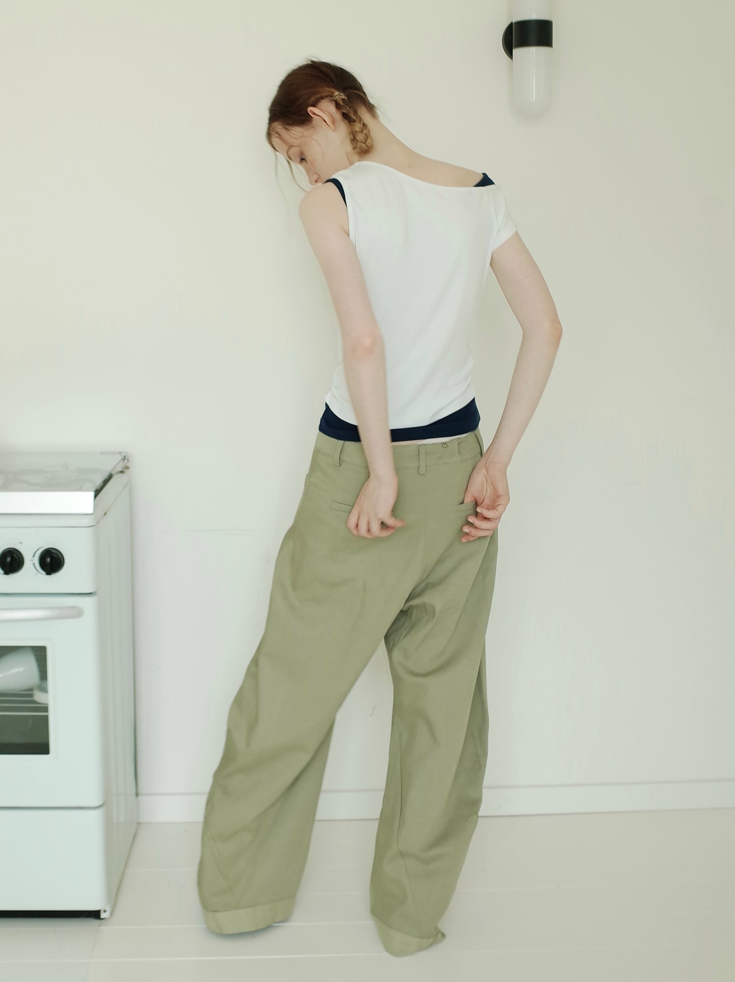 Sage Olive Drilling Pants