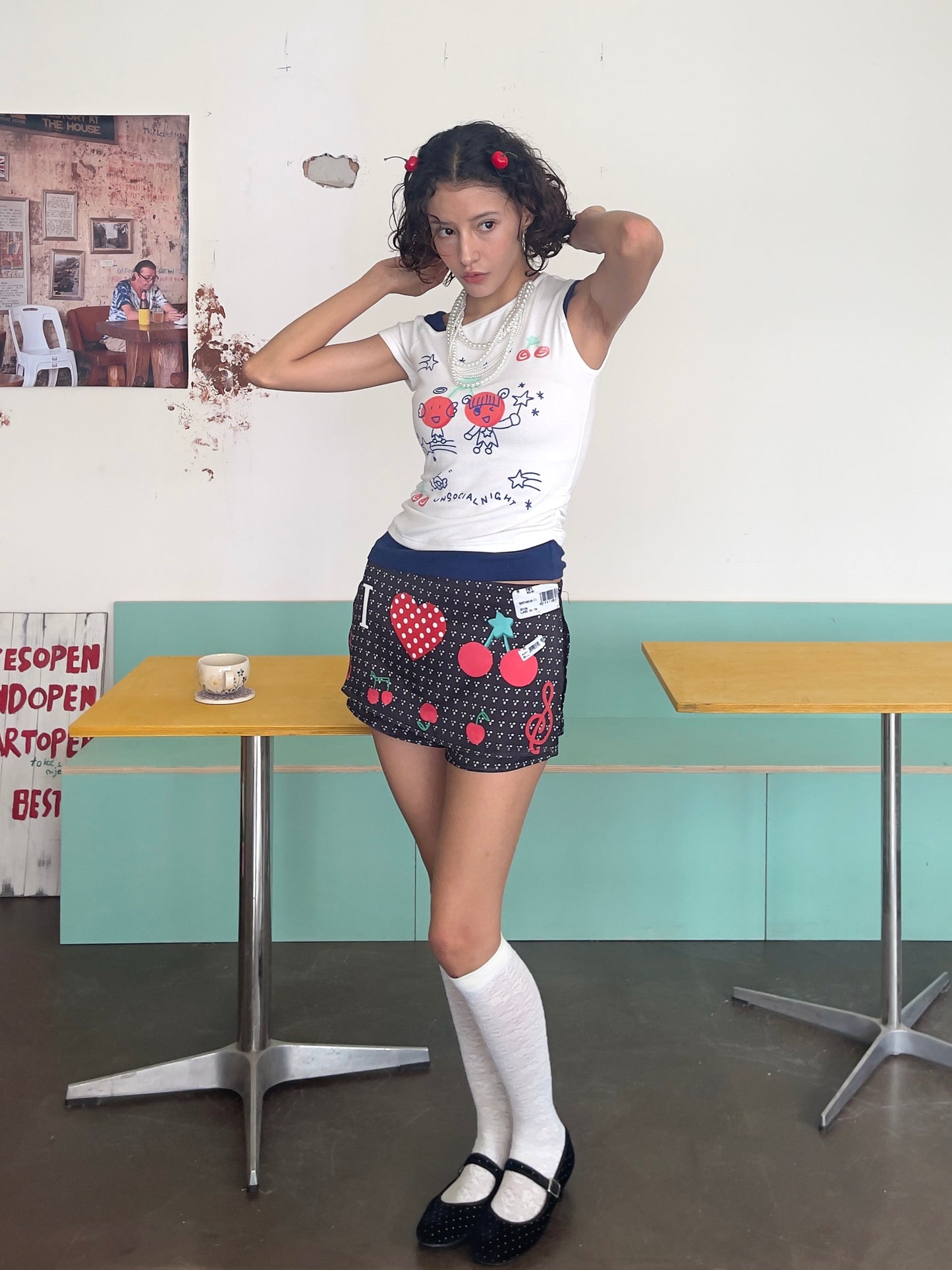 Black Cherry Music Skirt