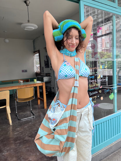 Blue Polka Dots Bikini