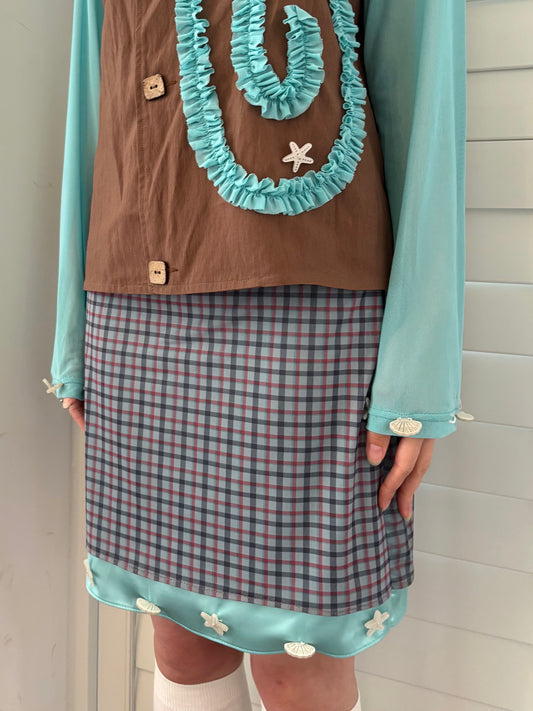 Tattersall Blue Skirt