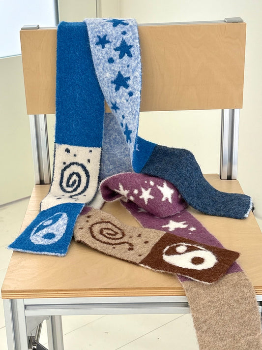 TaiChi Star Knit Scarf