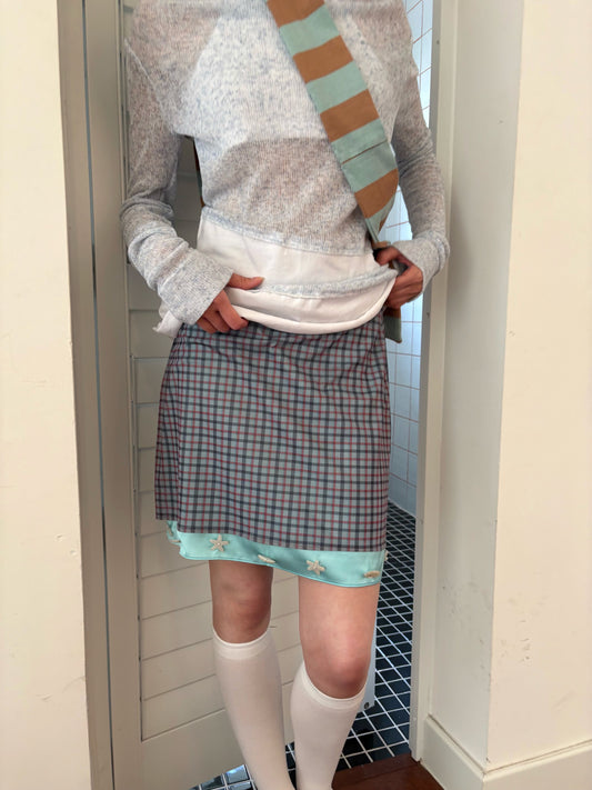 Tattersall Blue Skirt