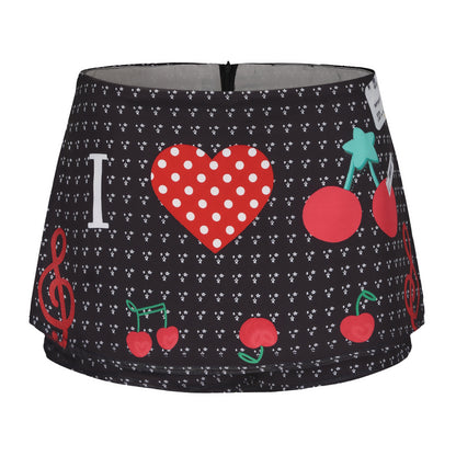 Black Cherry Music Skirt