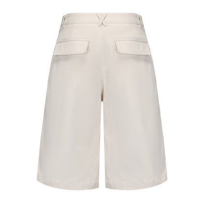 Oatmeal Lace Patchwork Shorts