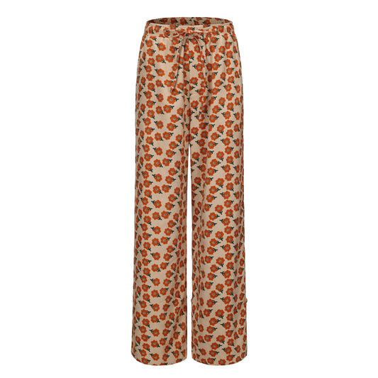 Tangerine Floral Pants