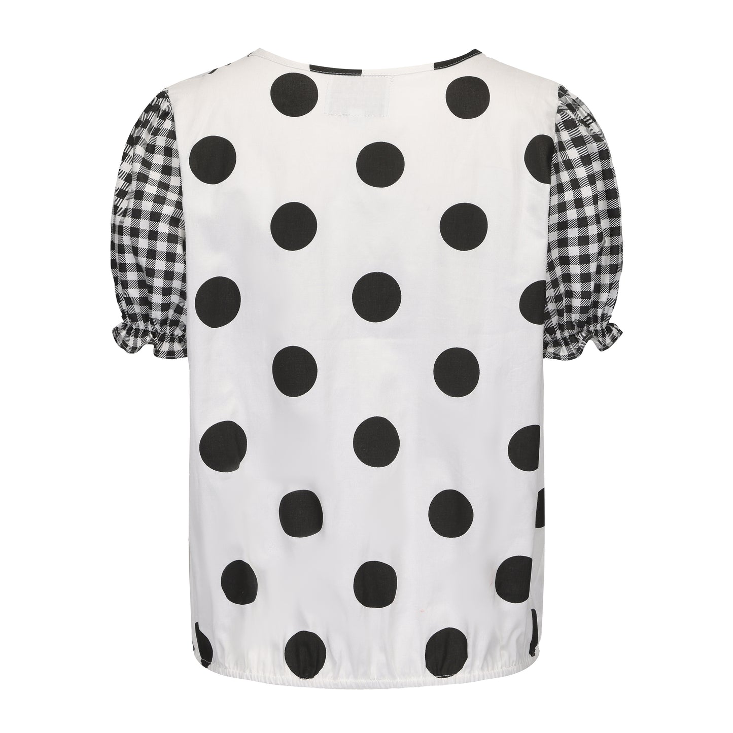 Black And White Polka Dots Shirt