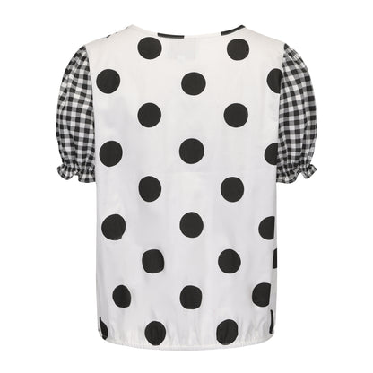 Black And White Polka Dots Shirt