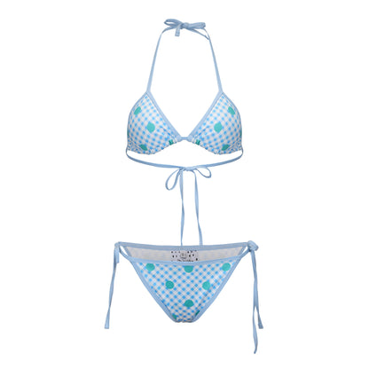 Blue Polka Dots Bikini