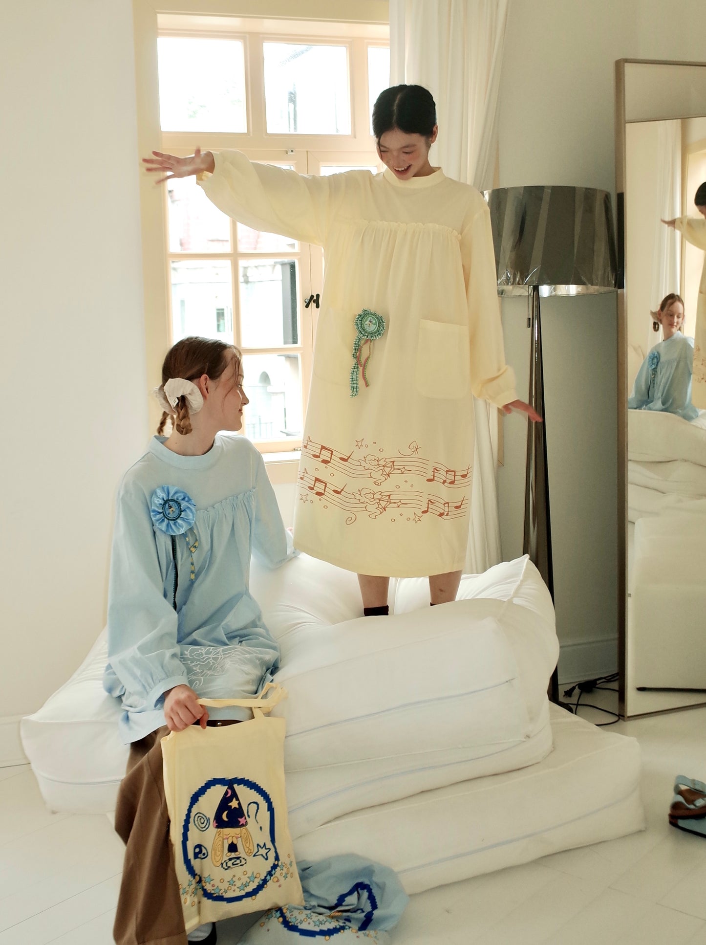 Lemon Cream Music Nightdress
